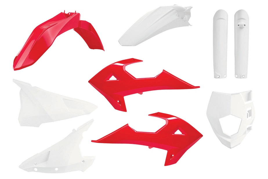 Kit plastiche GASGAS RIEJU Rosso/Bianco