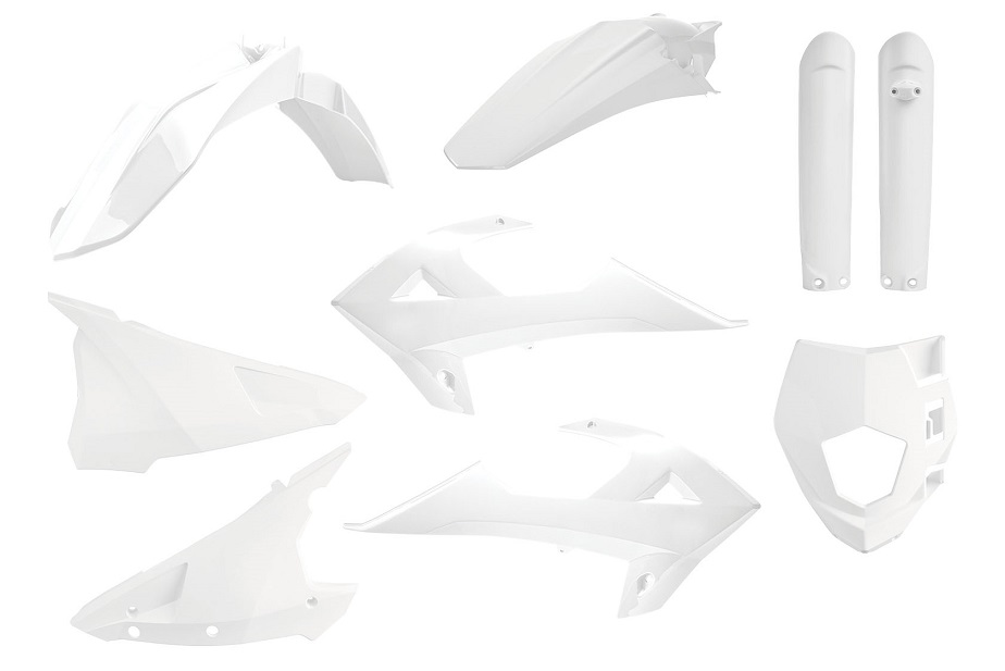 Kit plastiche GASGAS RIEJU Bianco