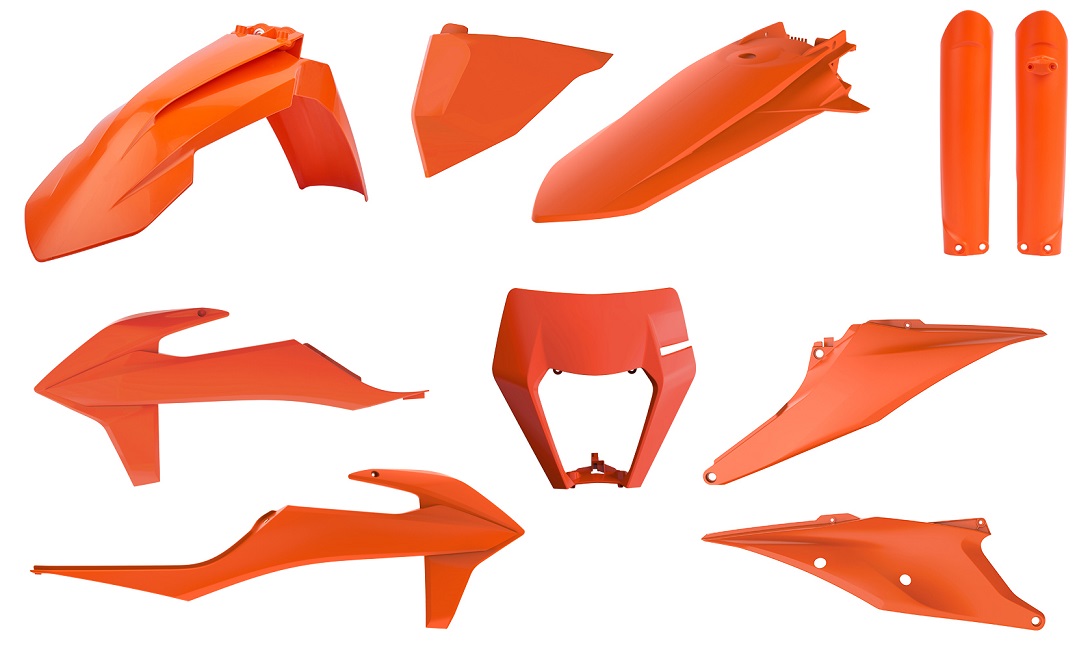 Kit plastiche KTM Arancione16
