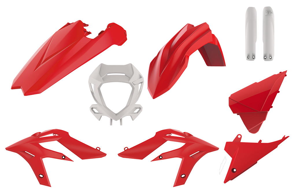 Kit plastiche BETA Rosso/Bianco