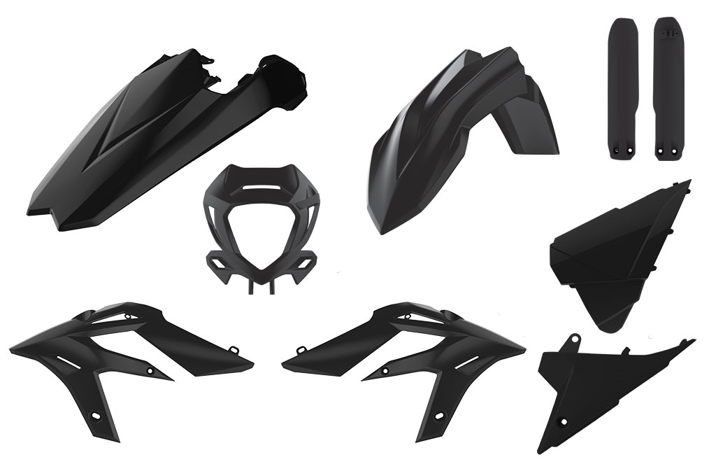 Kit plastiche BETA Nero