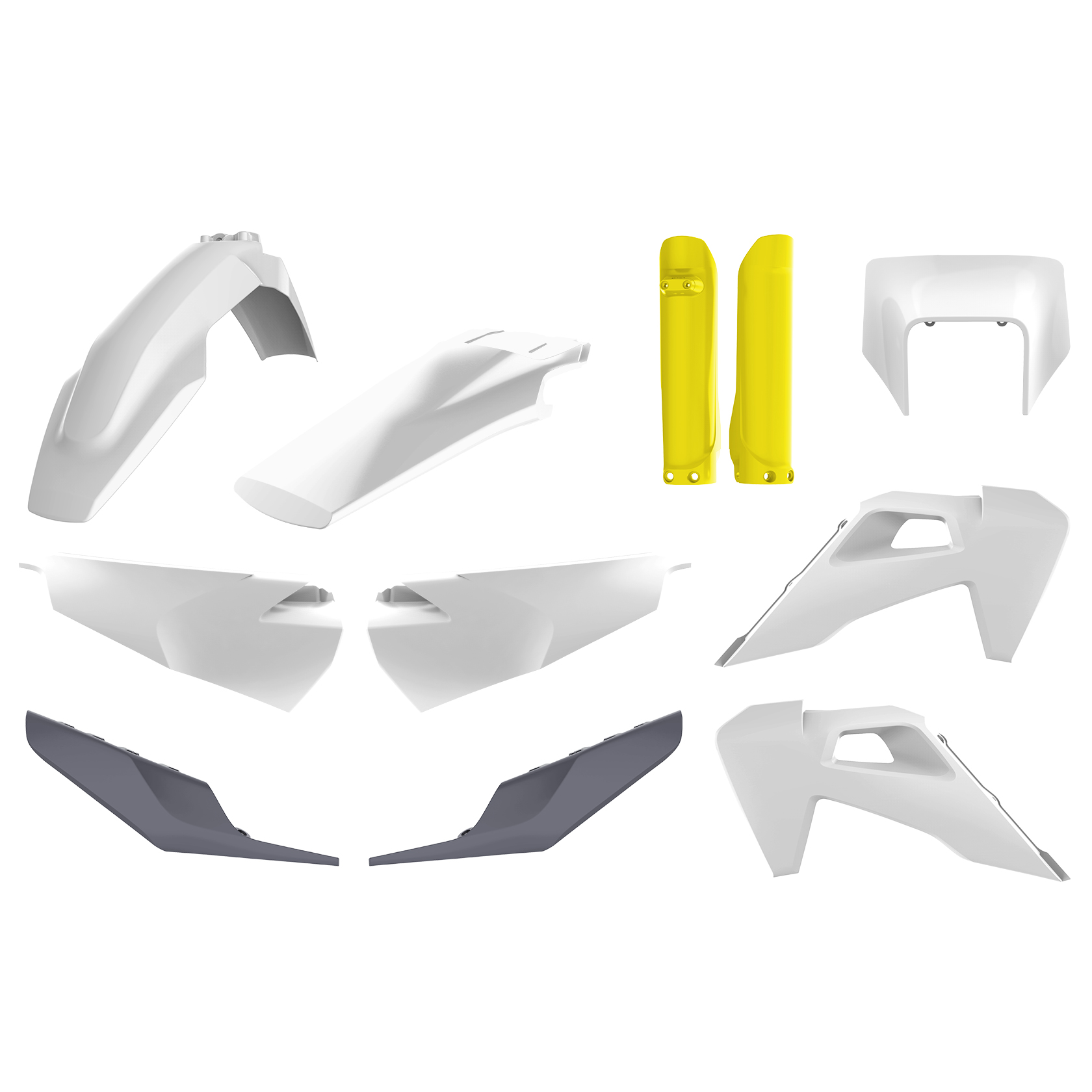 Kit plastiche HUSQVARNA Bianco20/Nardo grey