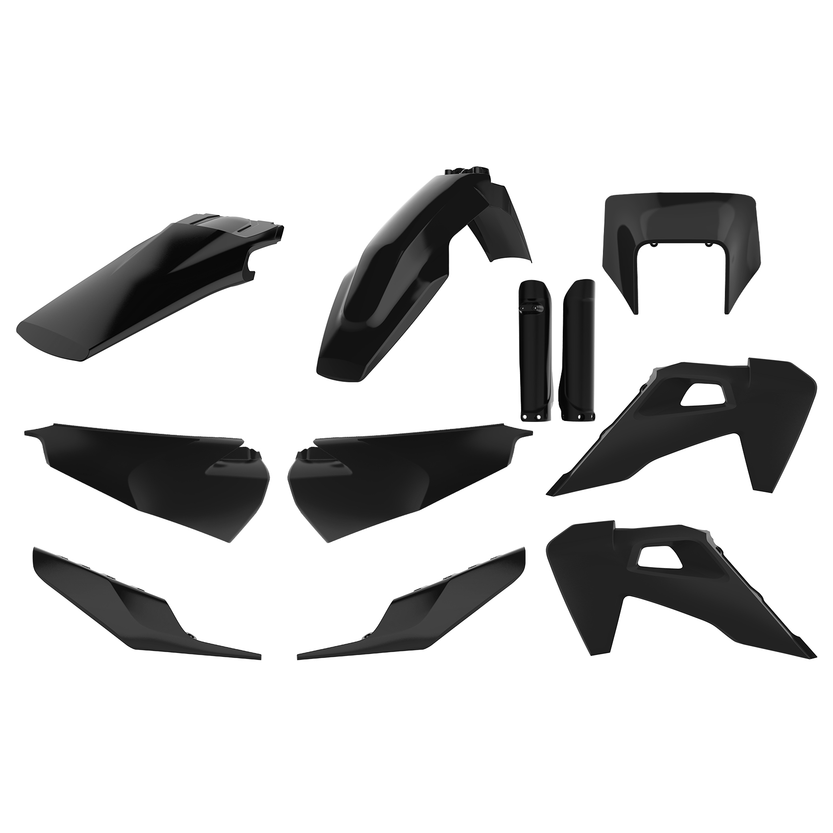 Kit plastiche HUSQVARNA Nero
