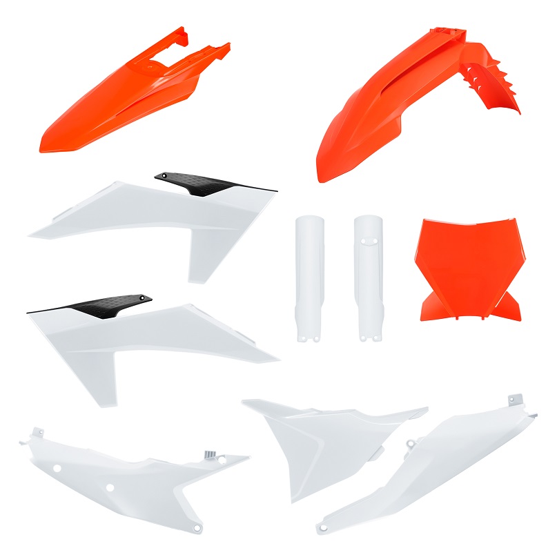 Kit plastiche KTM Arancione16/Bianco20