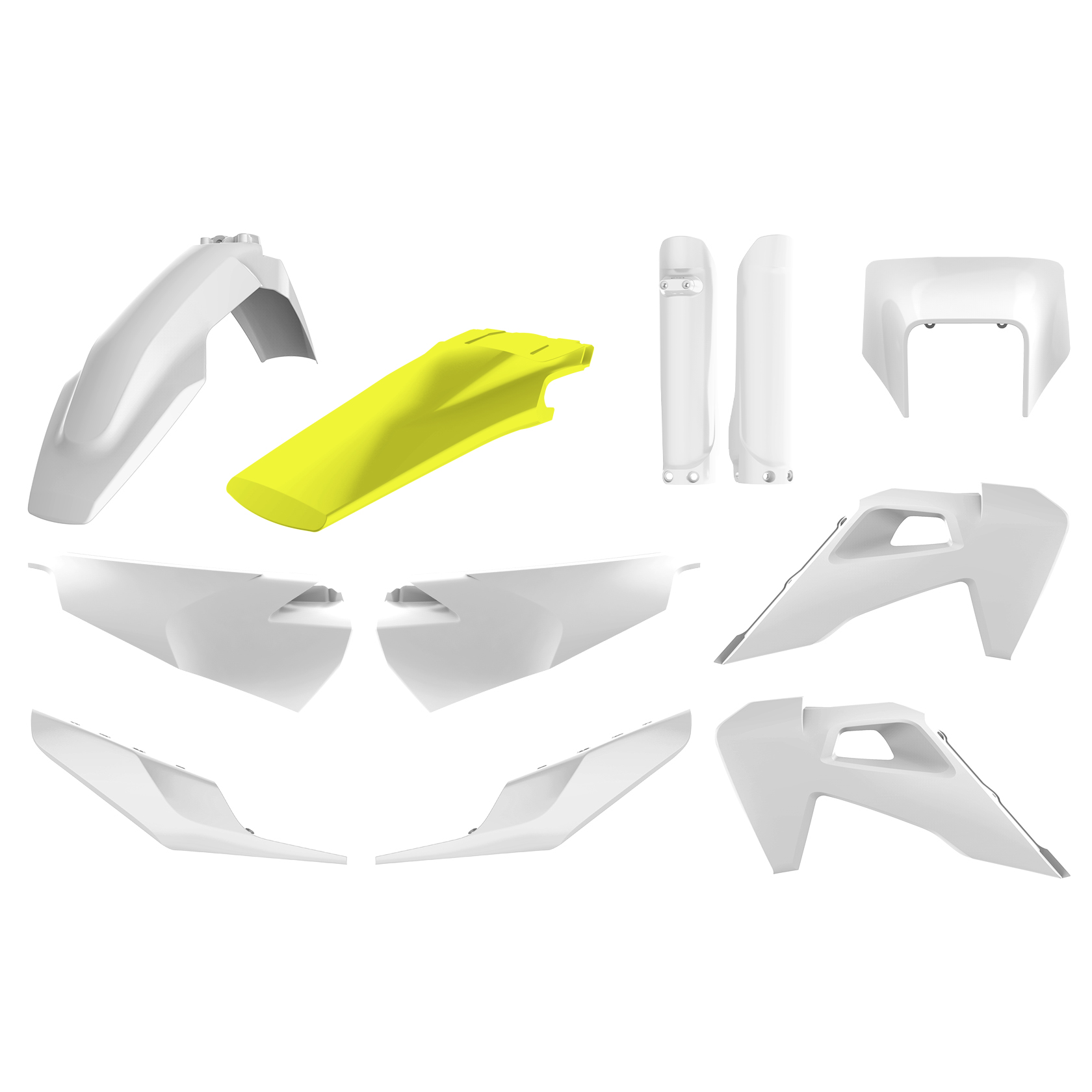 Kit plastiche HUSQVARNA Bianco20/Giallo