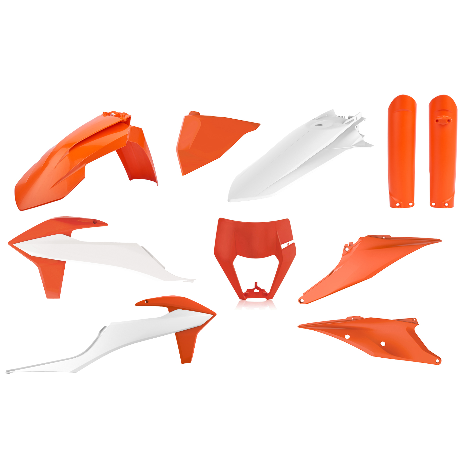 Kit plastiche KTM Arancione16/Bianco20