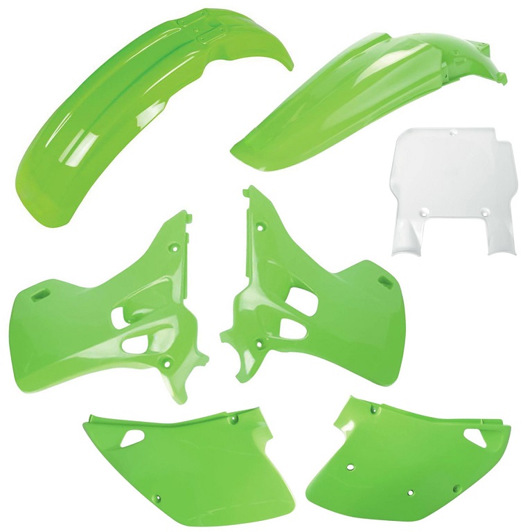 Kit plastiche KAWASAKI Verde/Bianco