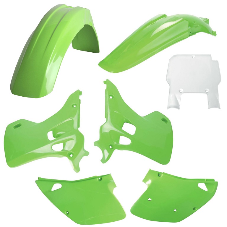 Kit plastiche KAWASAKI Verde/Bianco