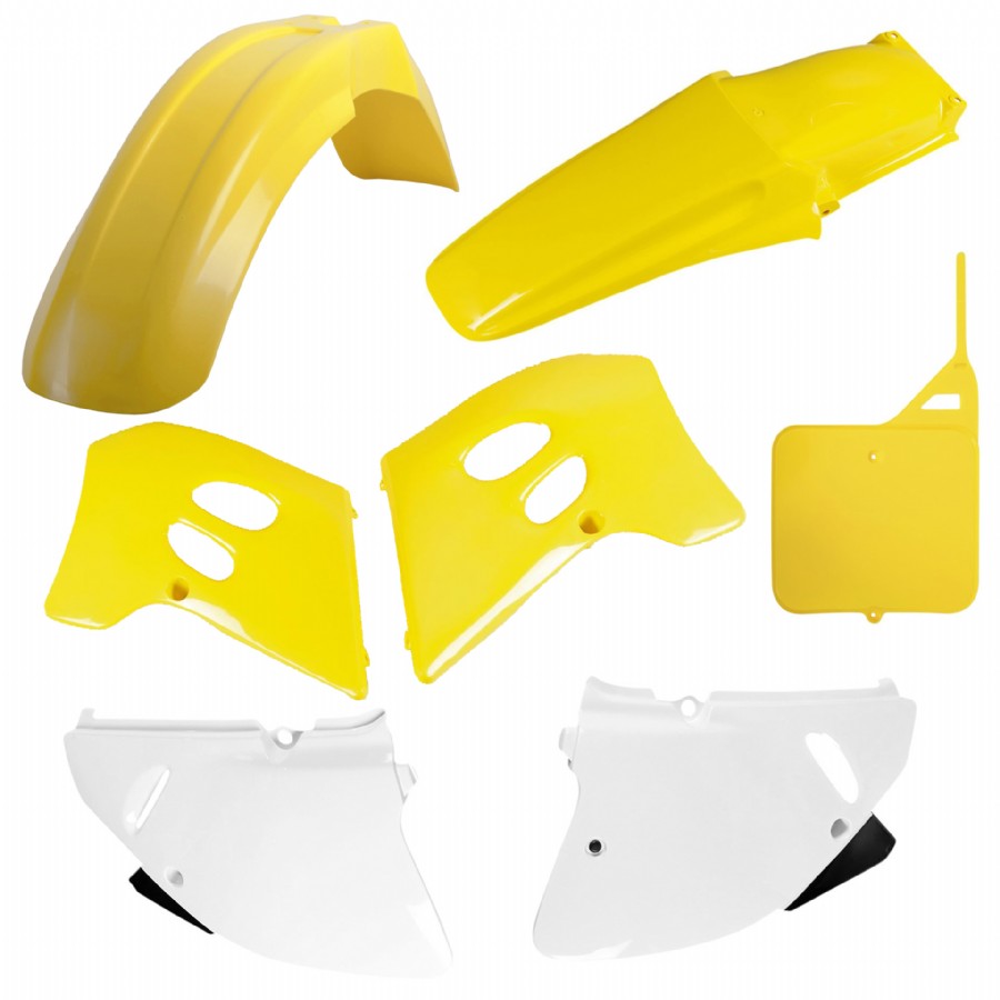 Kit plastiche SUZUKI Giallo/Bianco