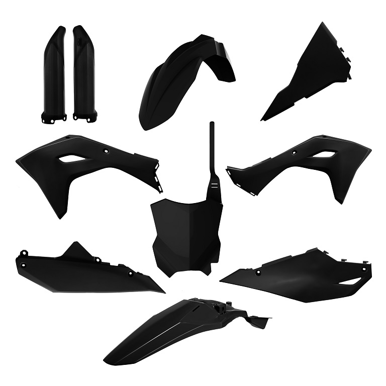 Kit plastiche KAWASAKI Nero