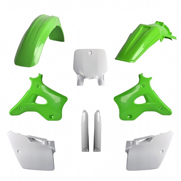 Kit plastiche KAWASAKI Verde/Bianco