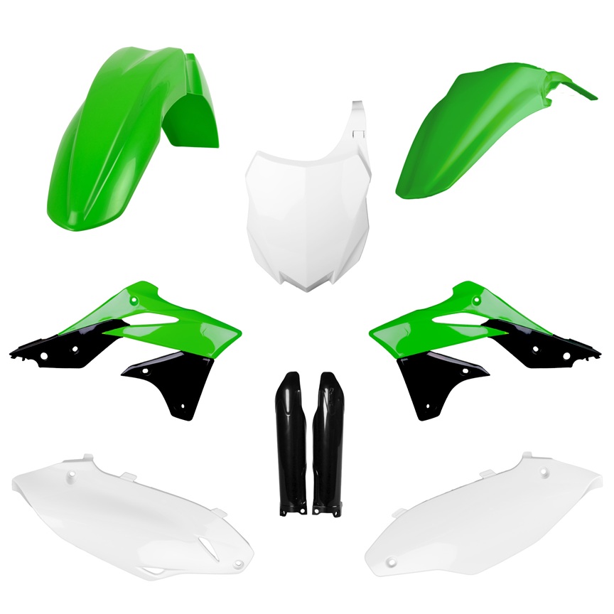 Kit plastiche KAWASAKI Verde05/Nero