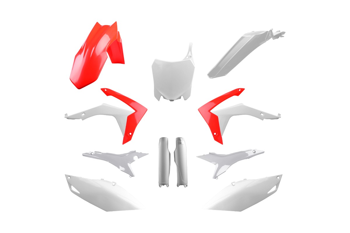 Kit plastiche HONDA Rosso cr04/Bianco