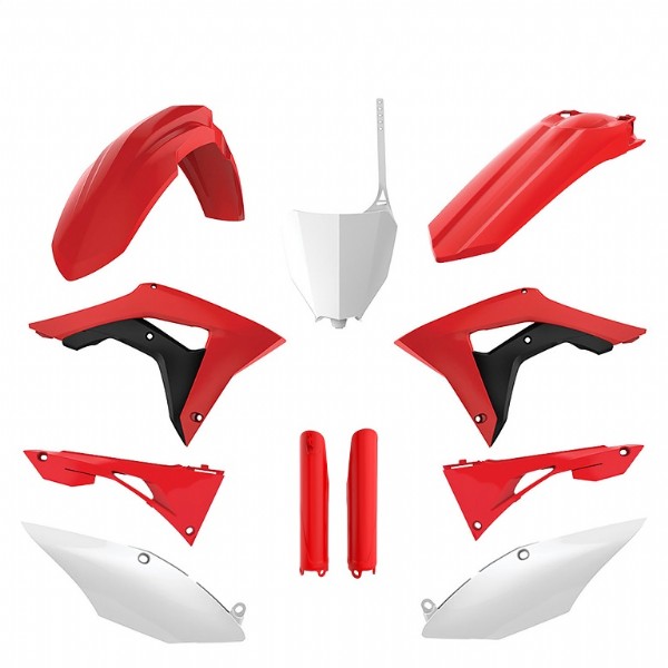 Kit plastiche HONDA Rosso cr04/Bianco