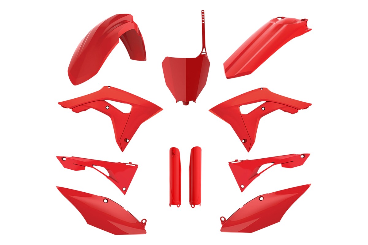 Kit plastiche HONDA Rosso cr04