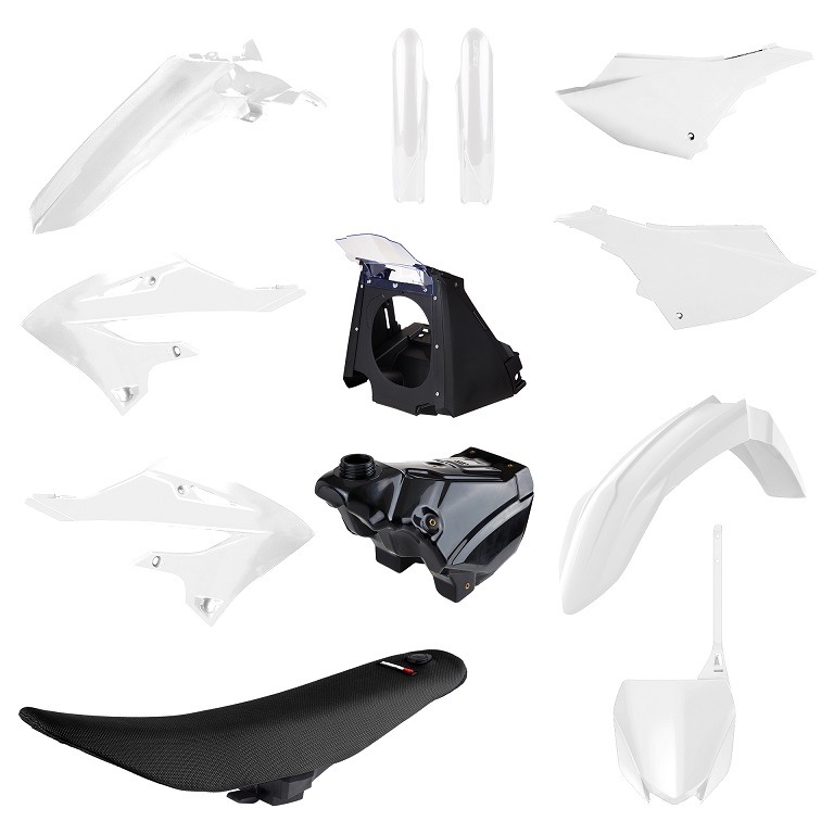 Kit restyling completo con sella e serbatoio YZ 125/250 02-21 Bianco
