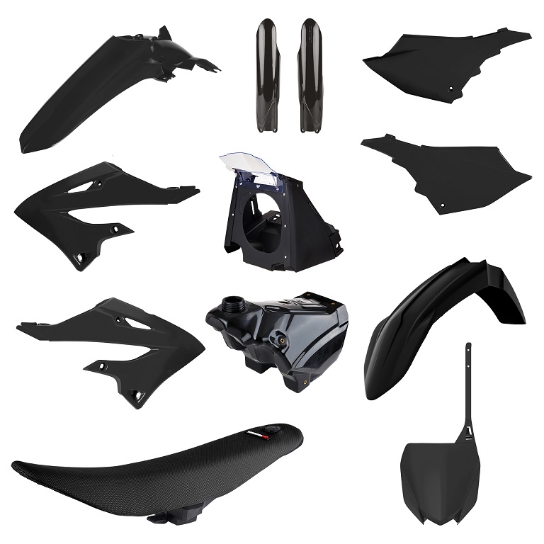 Kit restyling completo con sella e serbatoio YZ 125/250 02-21 Nero