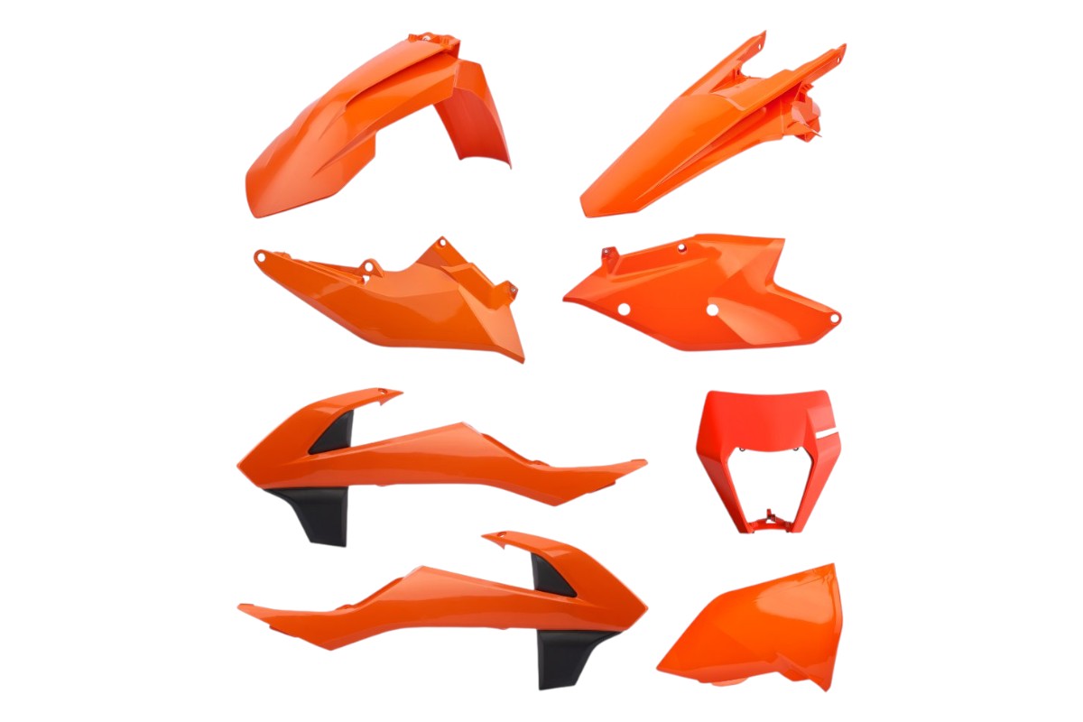 Kit plastiche KTM Arancione 16/Nero