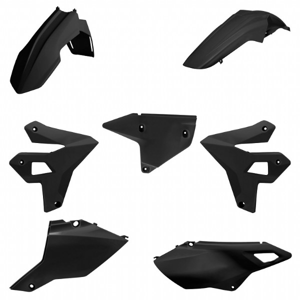 Kit plastiche restyling  DRZ 400 E/S 00-24 Nero