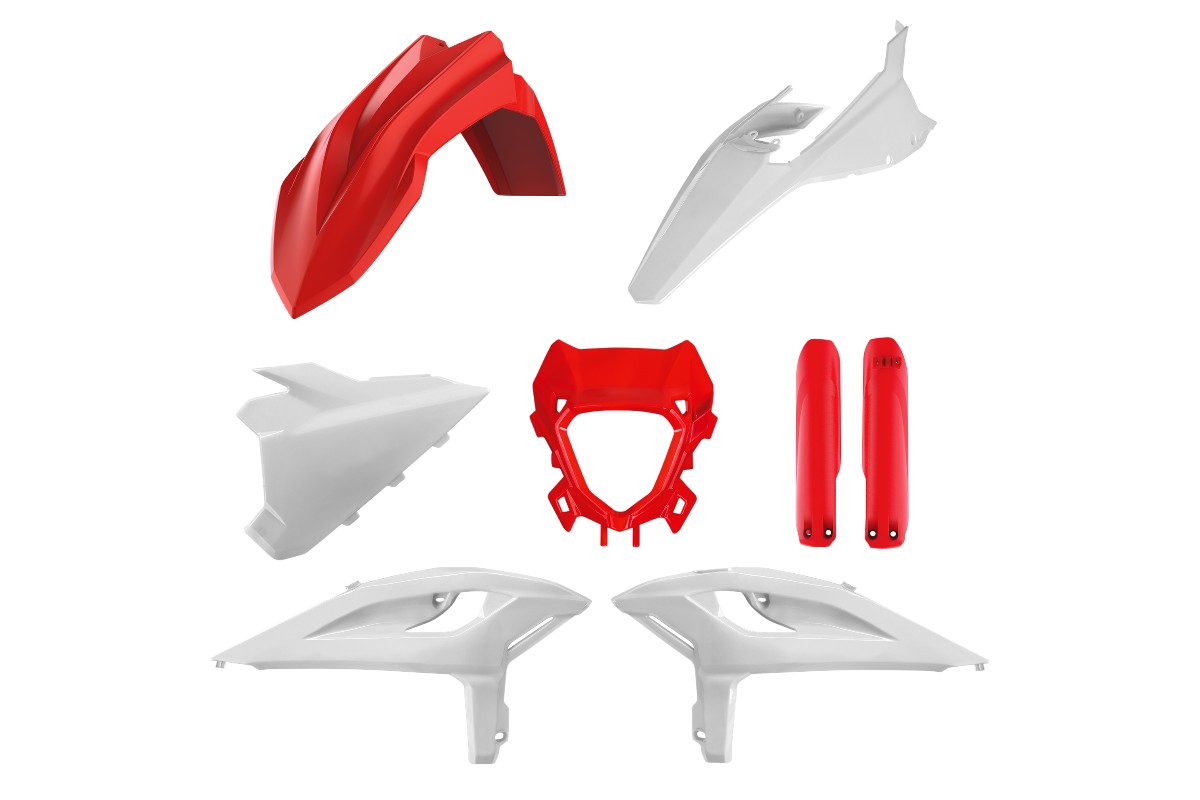 Kit plastiche BETA Rosso/Bianco