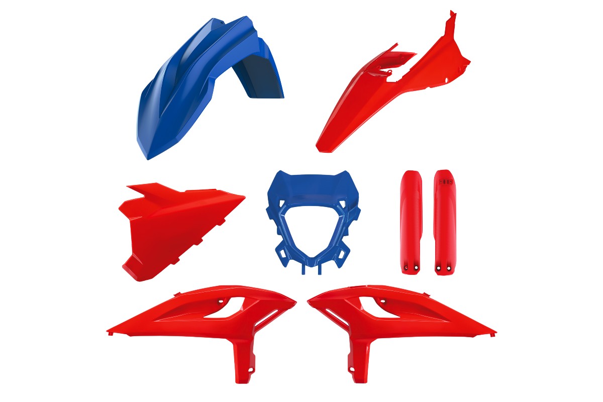 Kit plastiche BETA Rosso/Blu