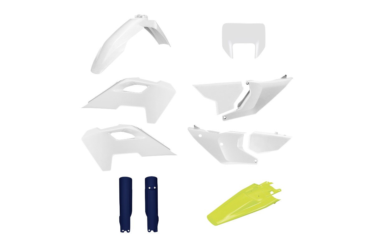 Kit plastiche HUSQVARNA Bianco 20/Giallo/Blu HVA
