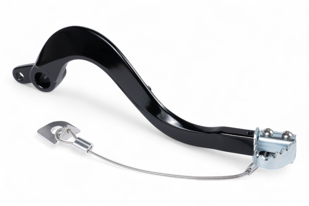 Pedale freno forgiato con puntale in acciaio KX 250/450 F nero