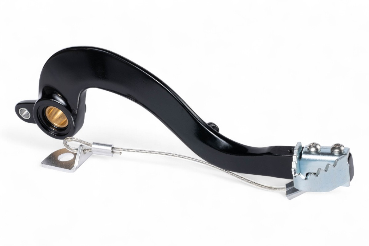 Pedale freno forgiato con puntale in acciaio RMZ 250/450 nero