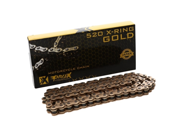 Catena PROX 520 X-ring - 120 maglie - Oro - con QX-ring