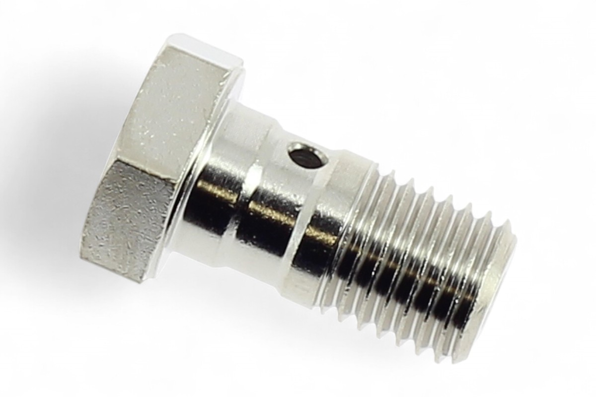 Vite corta forata M10x1,25 in metallo