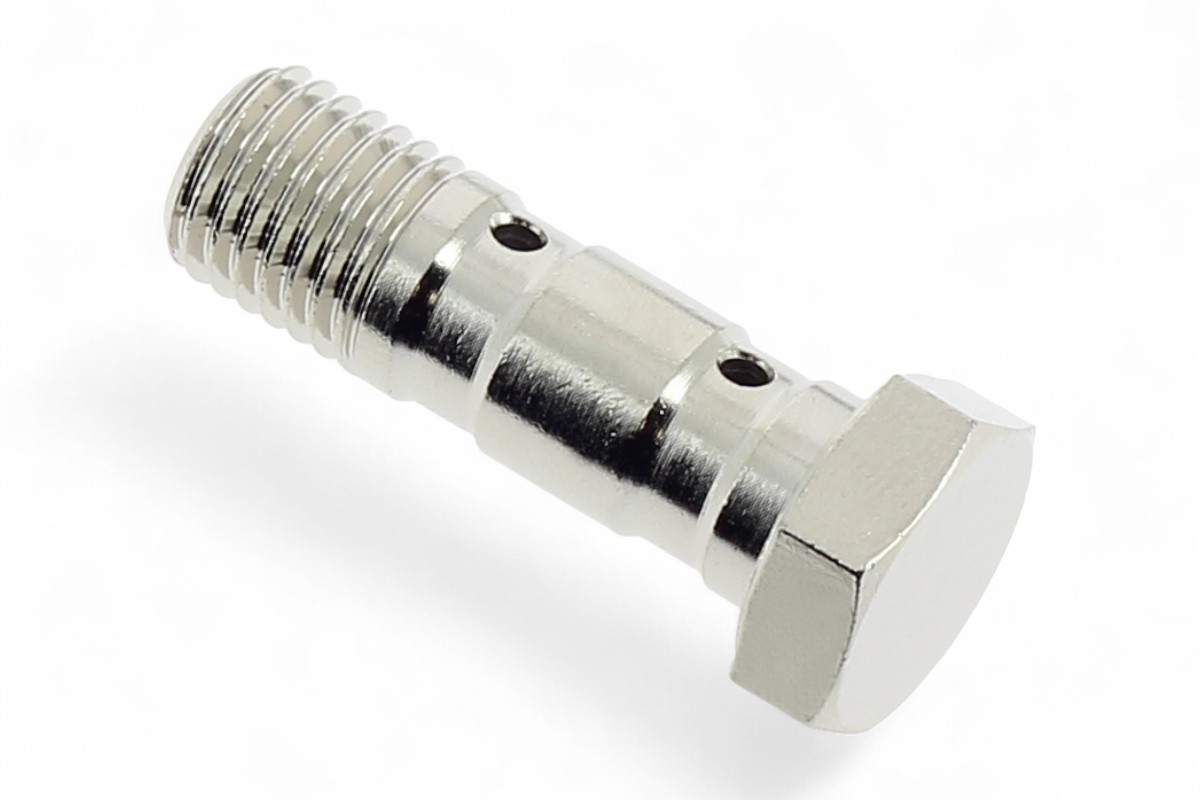 Vite lunga forata M10x1,25 in metallo