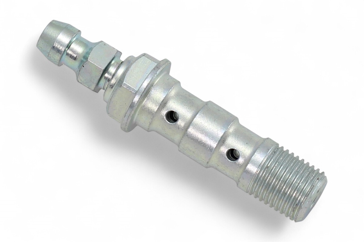 Vite lunga forata con spurgo M10x1 in metallo