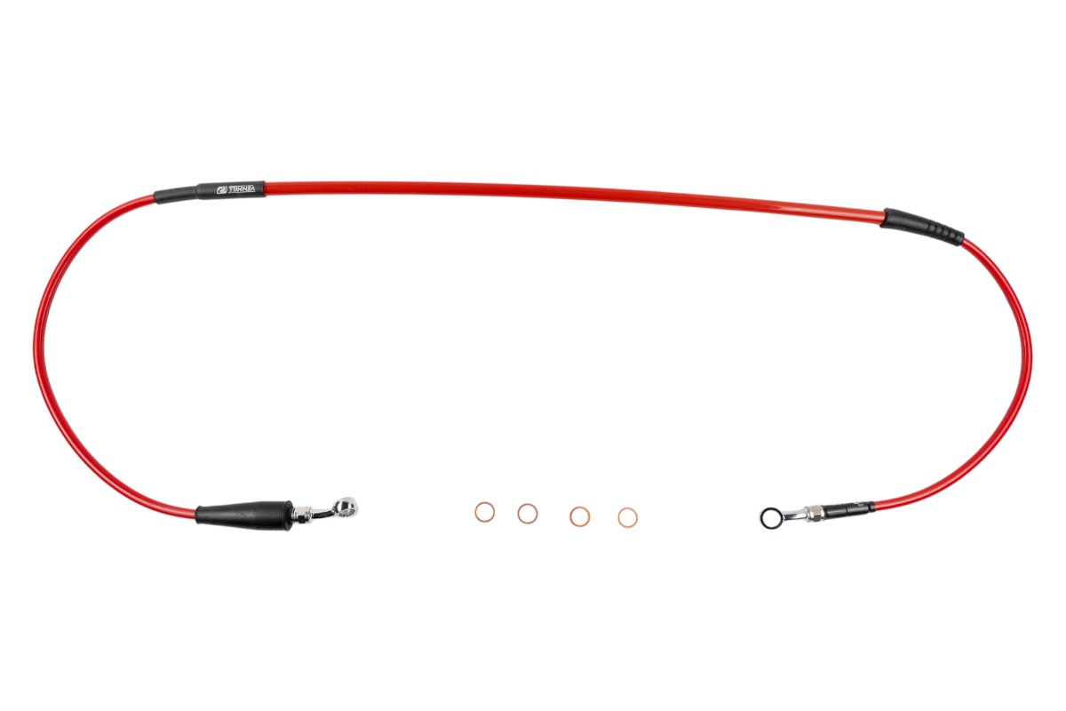 Tubo freno anteriore VENHILL - HONDA rosso