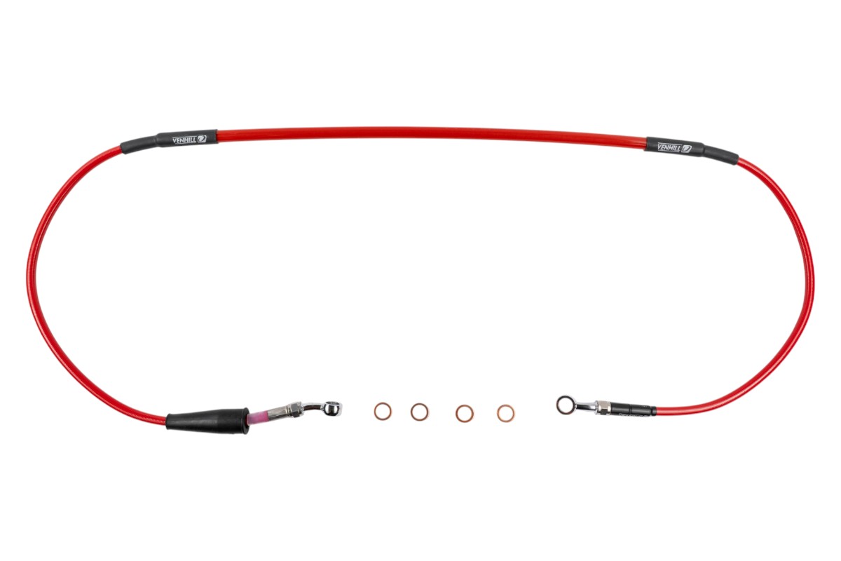 Tubo freno anteriore VENHILL - CRF 250/450 R rosso