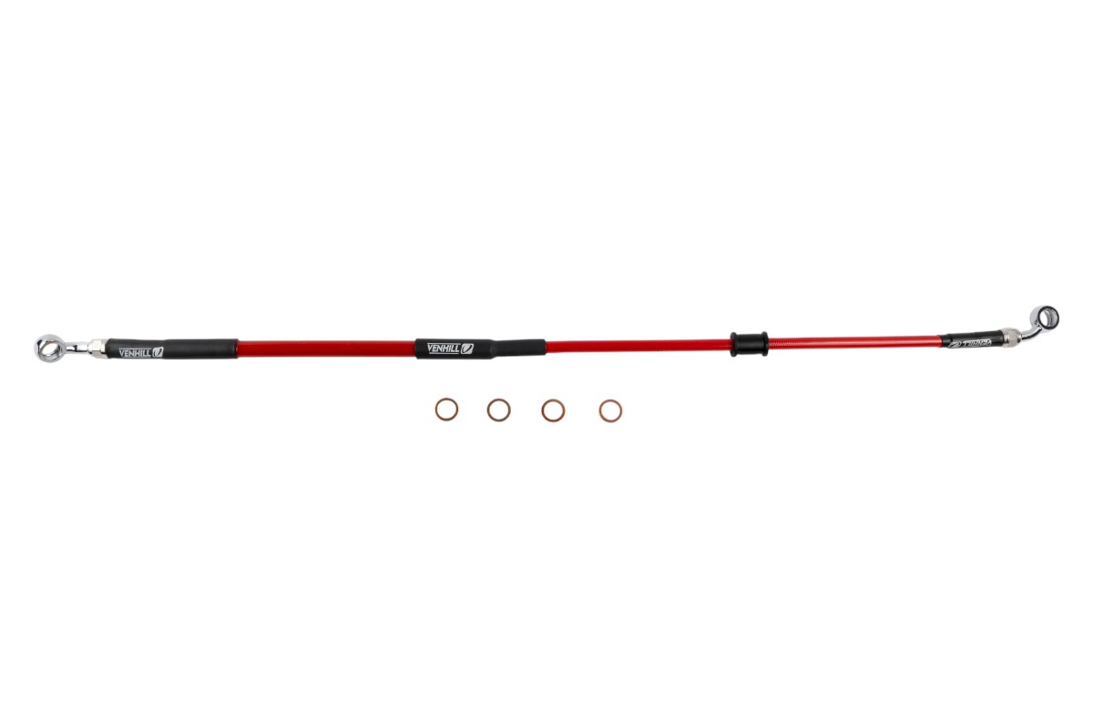 Tubo freno posteriore VENHILL - CRF 250/450 R/RX rosso