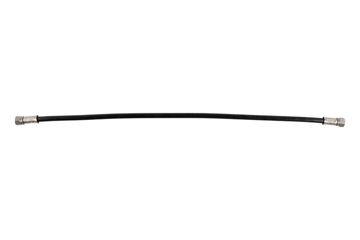 Tubo freno universale pre-assemblato carbon look, lunghezza 55cm (con guaina da 30cm)