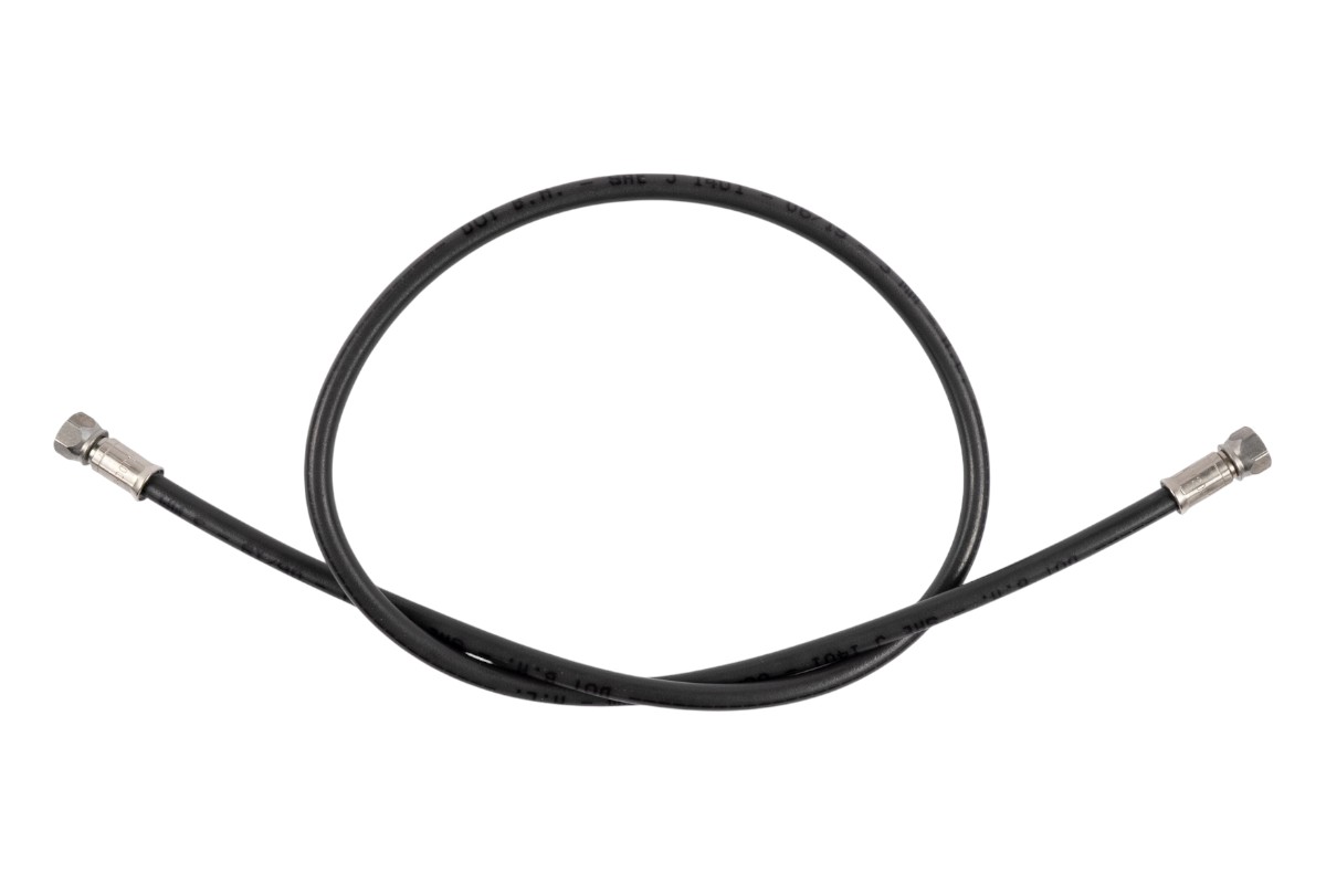 Tubo freno universale pre-assemblato carbon look, lunghezza 80cm