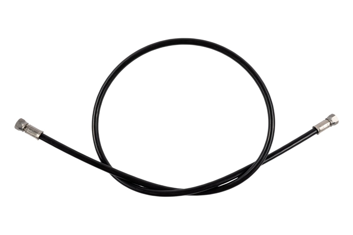 Tubo freno universale pre-assemblato carbon look, lunghezza 90cm
