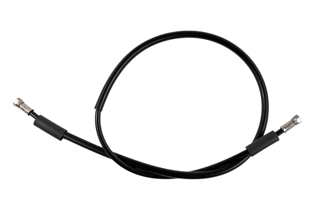 Tubo freno universale pre-assemblato carbon look, lunghezza 105cm (con guaina da 65cm)