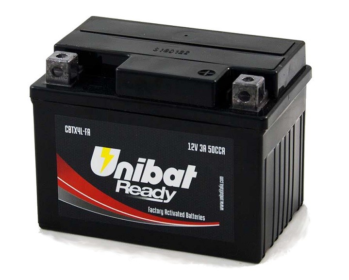Batteria UNIBAT Ready CBTX4L-FA  /  YTX4L-BS