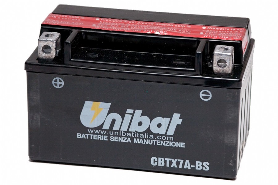 Batteria UNIBAT MF CBTX7A-BS  /YTX7A-BS