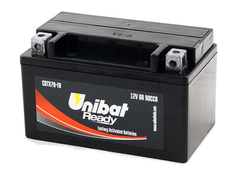 Batteria UNIBAT Ready CBTX7A-FA  /  YTX7A-BS