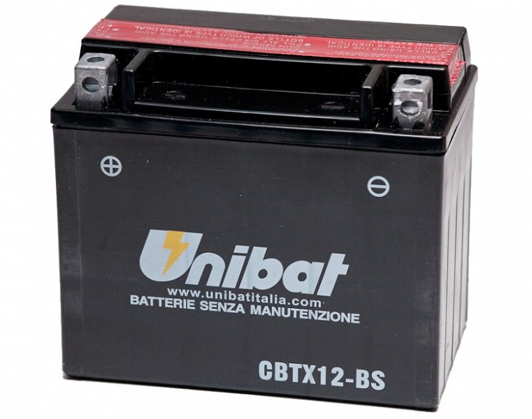 Batteria UNIBAT MF CBTX12-BS  /  YTX12-BS