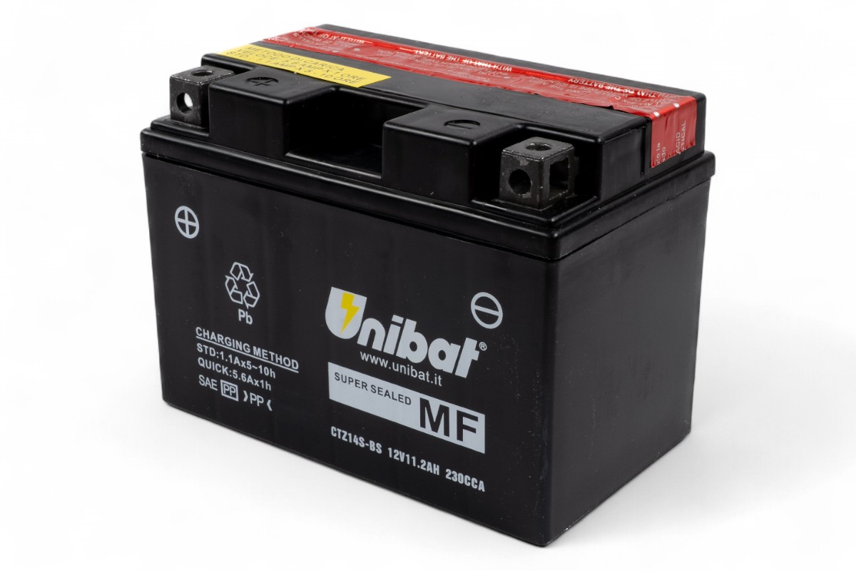 Batteria UNIBAT MF CTZ14S-BS  /  YTZ14-S