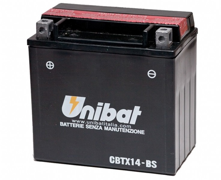 Batteria UNIBAT MF CBTX14-BS  /  YTX14-BS