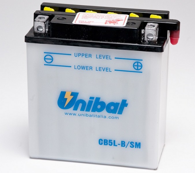 Batteria UNIBAT Standard CB5L-B-SM  /  YB5L-B