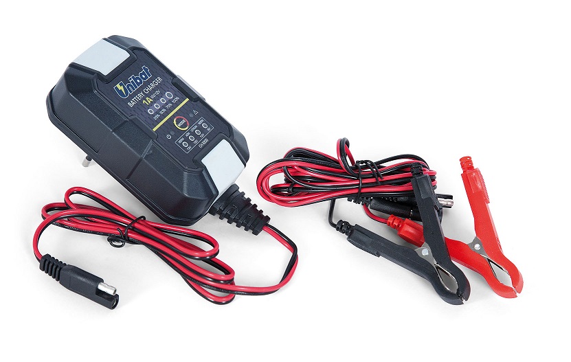 Carica batterie/mantenitore di carica per batterie al litio e al piombo da 6 o da 12V