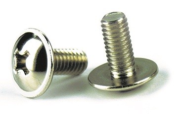 Viti a testa semibombata taglio a croce M6 x 13mm (10 pezzi)