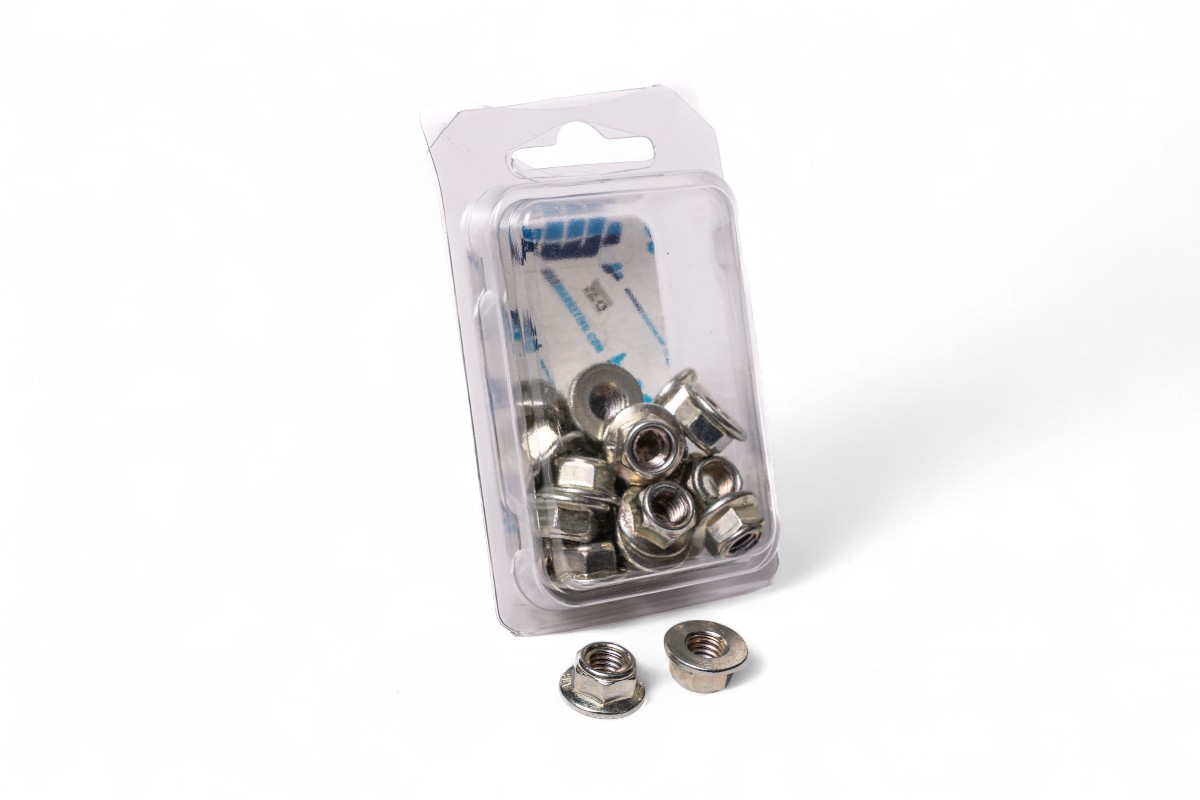 Dadi autofrenanti M8 x 12mm (25 pezzi)
