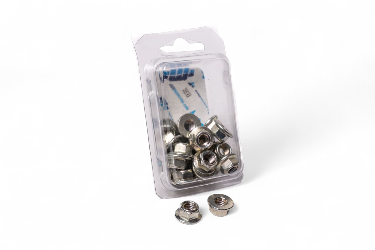 Dadi autofrenanti M6 x 10mm (25 pezzi)